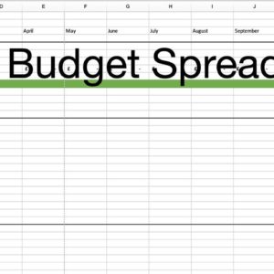 Simple Budget Spreadsheet Planner Download